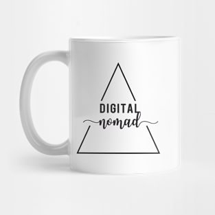 Digital nomad triangle design Mug